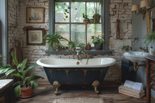 Load image into Gallery viewer, Si Belle IOD Foil Transfer - Four 12" x 16" Pages, Gold Guilded Image Transfer, Rub On Image by Iron Orchid Designs