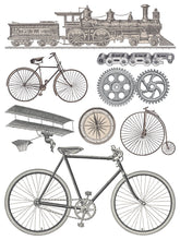 Load image into Gallery viewer, Exploration IOD Transfer - Eight 12" x 16" Pages, Image Transfer, Rub-On Image by Iron Orchid Designs