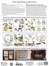 Load image into Gallery viewer, Brocante IOD Transfer - Eight 12" x 16" Pages, Image Transfer, Rub-On Image by Iron Orchid Designs