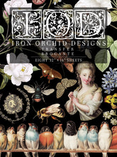 Load image into Gallery viewer, Brocante IOD Transfer - Eight 12" x 16" Pages, Image Transfer, Rub-On Image by Iron Orchid Designs