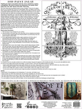 Load image into Gallery viewer, Queen Of The Nile IOD Paint Inlay - Four 12" by 16" Pages, by Iron Orchid Designs