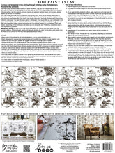 Load image into Gallery viewer, Petits Parasols IOD Paint Inlay - Four 12" by 16" Pages, by Iron Orchid Designs