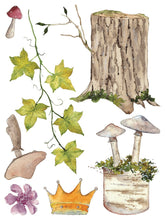 Load image into Gallery viewer, Whispering Willow IOD Transfer - Eight 12" x 16" Pages, Image Transfer, Rub-On Image by Iron Orchid Designs