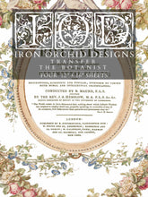 Load image into Gallery viewer, The Botanist Four-Page Decor Transfer™ In Pad Format
