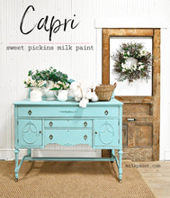 Load image into Gallery viewer, Sweet Pickins Milk Paint Capri – no VOC powdered furniture paint for vintage or chippy finishes