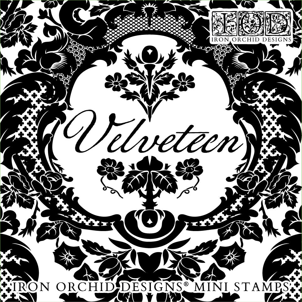 Velveteen IOD Stamp - Four 6