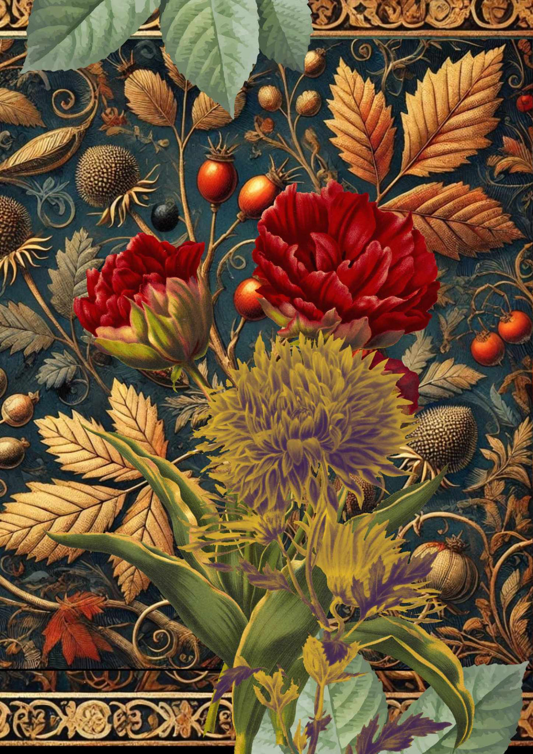 Hedgerow And Rosehip Made by Marley Decoupage Paper