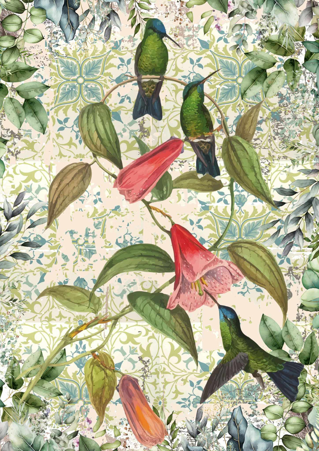 Hummingbirds Made by Marley Decoupage Paper