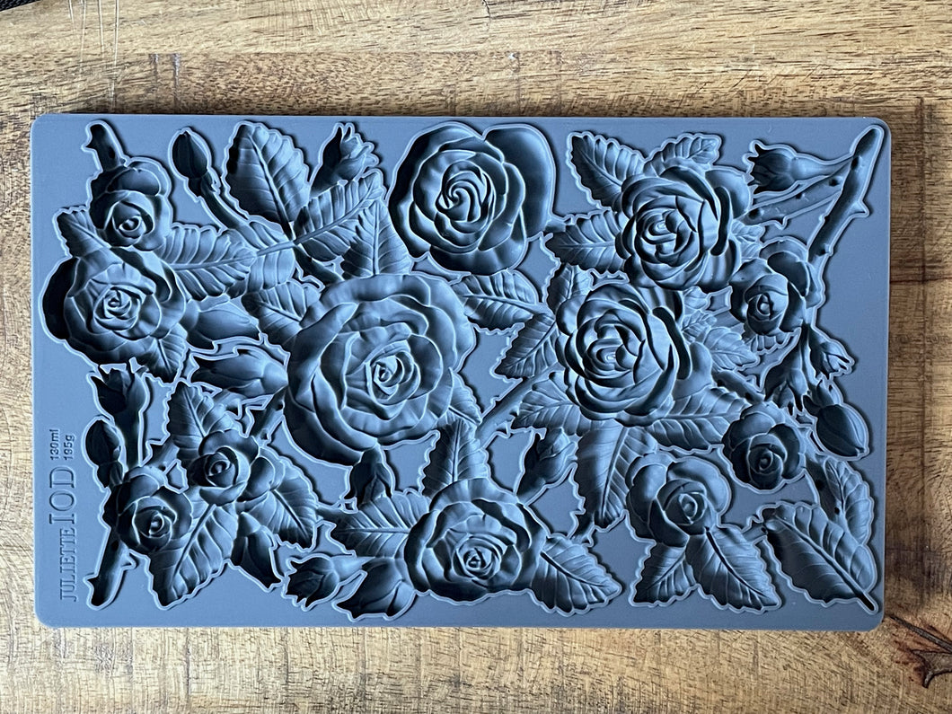 Juliet IOD Mould - Food Safe Silicone Decor Mold by Iron Orchid Designs