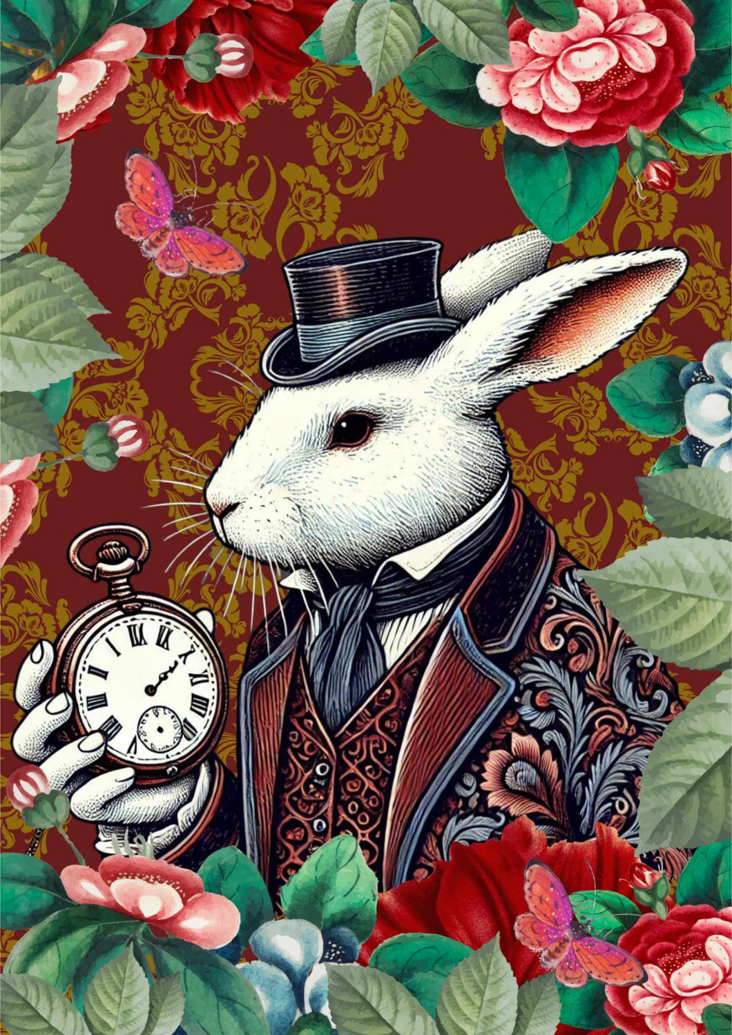 I'm Late Made by Marley Decoupage Paper