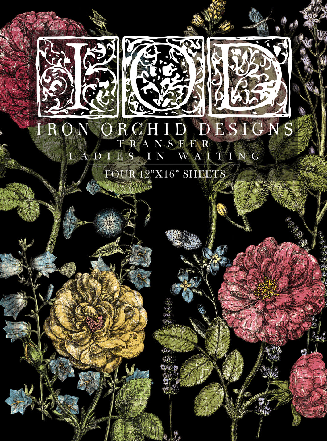 Ladies in Waiting IOD Transfer - Four 12