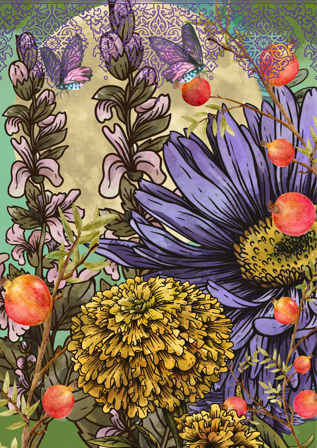 Purple Reigns Made by Marley Decoupage Paper