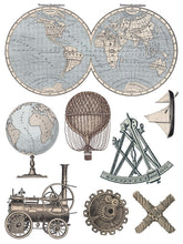 Load image into Gallery viewer, Exploration IOD Transfer - Eight 12&quot; x 16&quot; Pages, Image Transfer, Rub-On Image by Iron Orchid Designs
