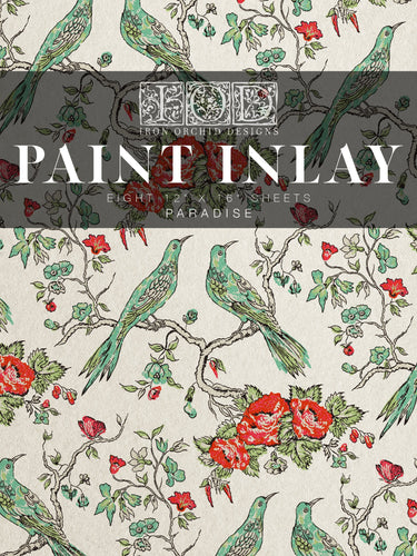 Paradise IOD Paint Inlay - Four 12