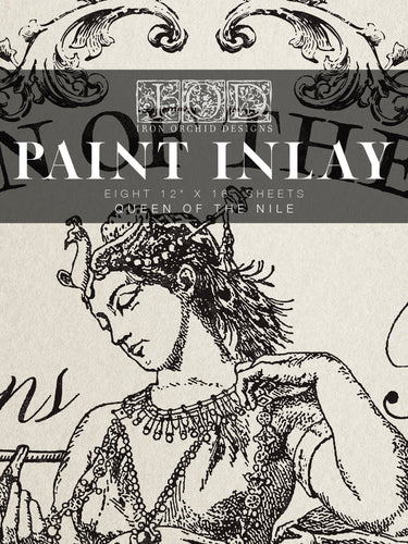 Queen Of The Nile IOD Paint Inlay - Four 12