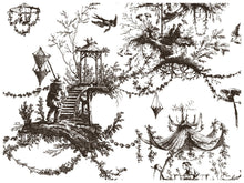 Load image into Gallery viewer, Petits Parasols IOD Paint Inlay - Four 12&quot; by 16&quot; Pages, by Iron Orchid Designs
