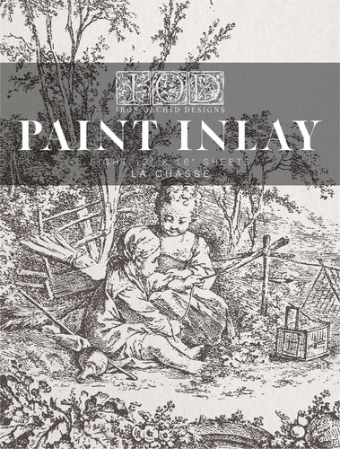 La Chasse IOD Paint Inlay - Four 12