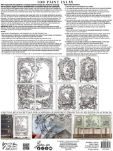 Load image into Gallery viewer, La Chasse IOD Paint Inlay - Four 12&quot; by 16&quot; Pages, by Iron Orchid Designs
