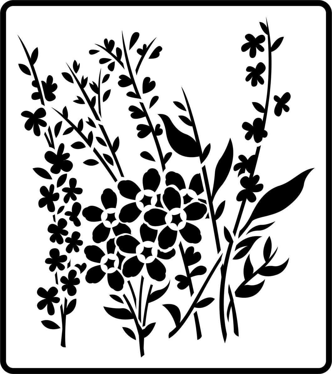 Wildflowers by JRV Stencils JRV Stencil by Jami Ray Vintage