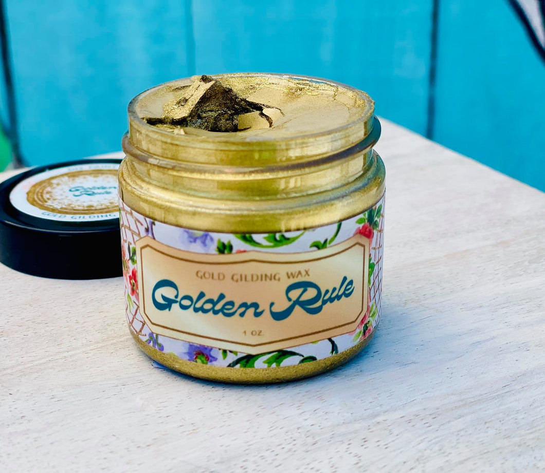 Top Coat – Golden Rule Gilding Wax by Debi's Design Diary's DIY Paint