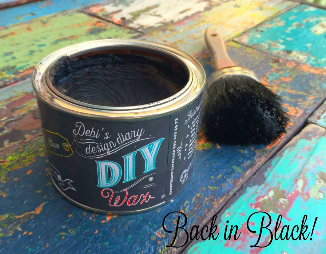 Top Coat – Black Wax by Debi's Design Diary's DIY Paint