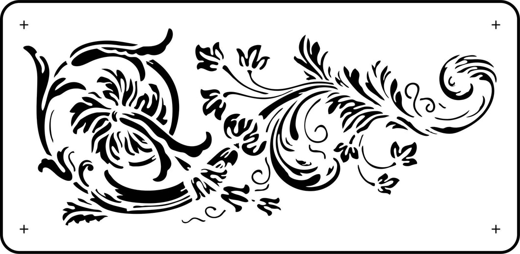 Floral Whimsey JRV Stencil by Jami Ray Vintage