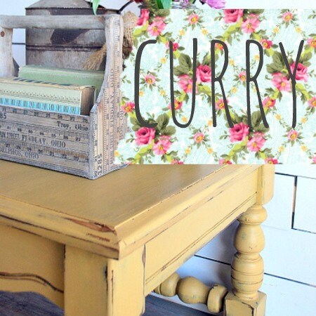 Sweet Pickins Milk Paint Curry – no VOC powdered furniture paint for vintage or chippy finishes