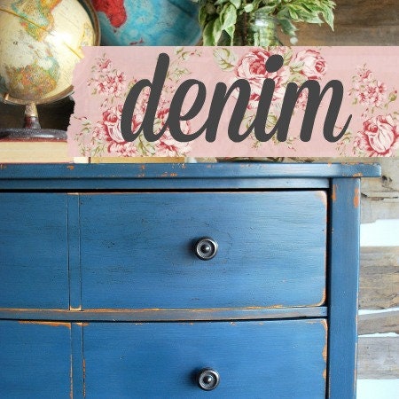 Sweet Pickins Milk Paint Denim – no VOC powdered furniture paint for vintage or chippy finishes