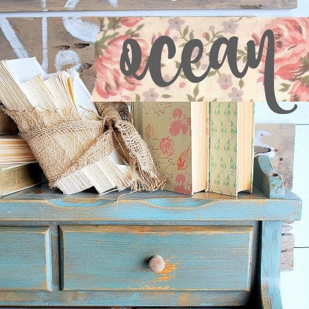 Sweet Pickins Milk Paint Ocean – no VOC powdered furniture paint for vintage or chippy finishes
