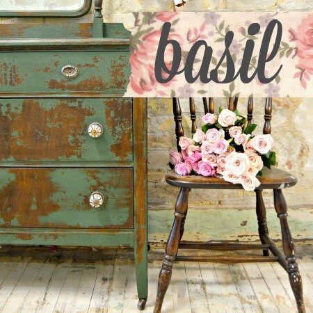 Sweet Pickins Milk Paint Basil – no VOC powdered furniture paint for vintage or chippy finishes