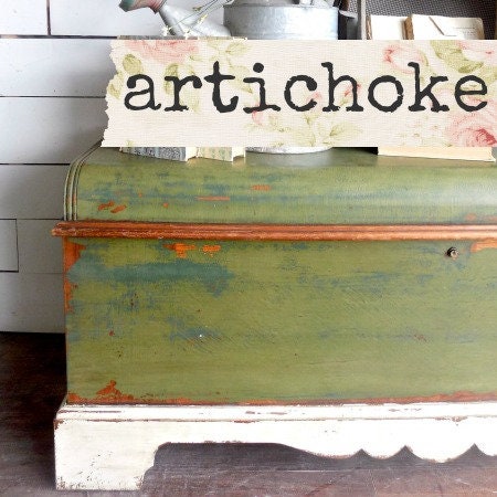 Sweet Pickins Milk Paint Artichoke – no VOC powdered furniture paint for vintage or chippy finishes