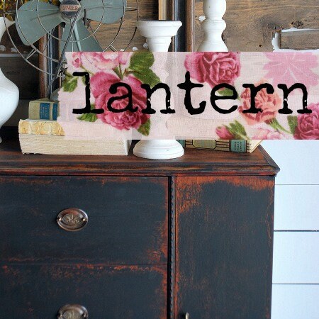 Sweet Pickins Milk Paint Lantern – no VOC powdered furniture paint for vintage or chippy finishes