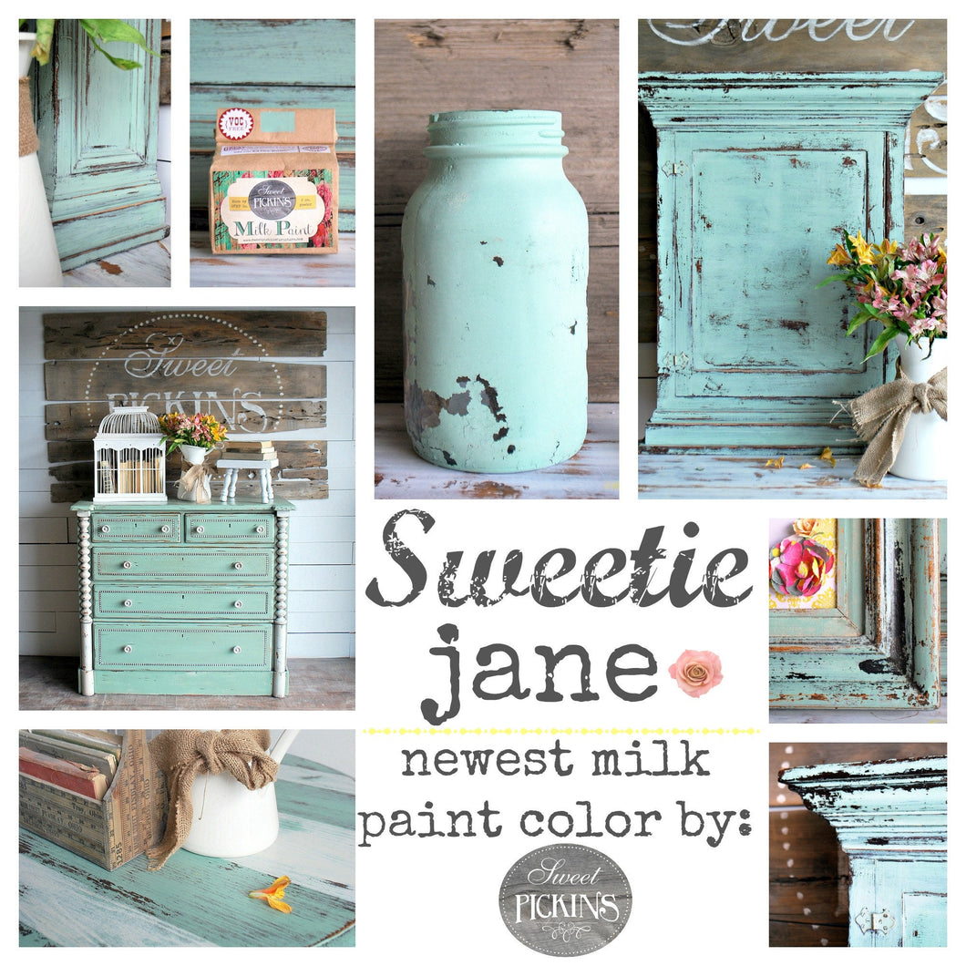 Sweet Pickins Milk Paint Sweetie Jane – no VOC powdered furniture paint for vintage or chippy finishes