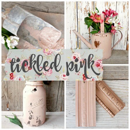 Sweet Pickins Milk Paint Tickled Pink – no VOC powdered furniture paint for vintage or chippy finishes