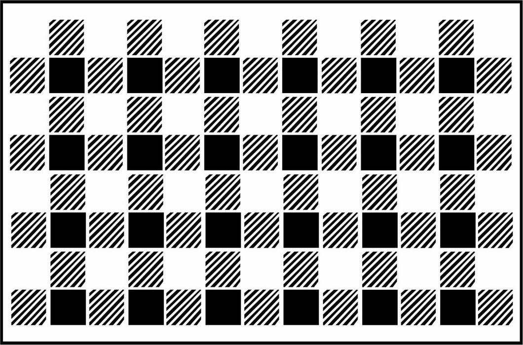 Buffalo Plaid JRV Stencil by Jami Ray Vintage