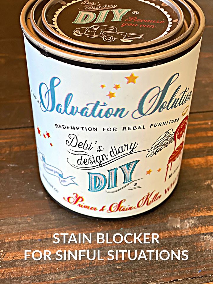 DIY Paint – Salvation Solutions Stain Blocker by Debi's Design Diary - Clear & White